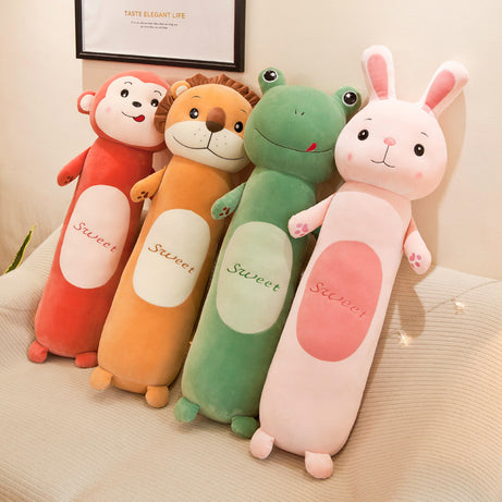 Toy Plush Pillow  Animal Cushion Pet Stuffed Kids Soft Big 55cm Lion Monkey Frog