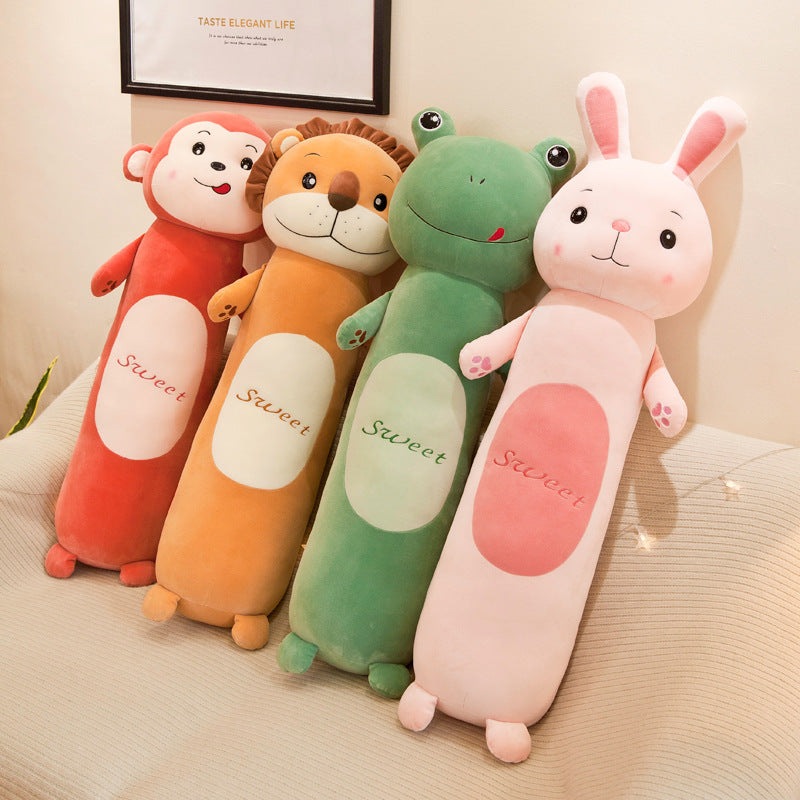 Toy Plush Pillow  Animal Cushion Pet Stuffed Kids Soft Big 55cm Lion Monkey Frog