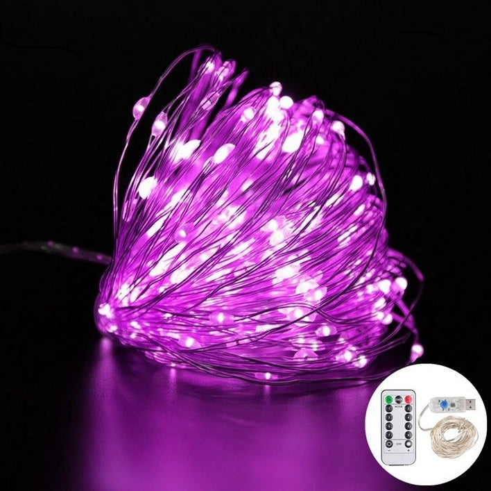 USB Fairy Light LED 2/5/10m Copper Wire String Xmas Party Remote Control Fun UK