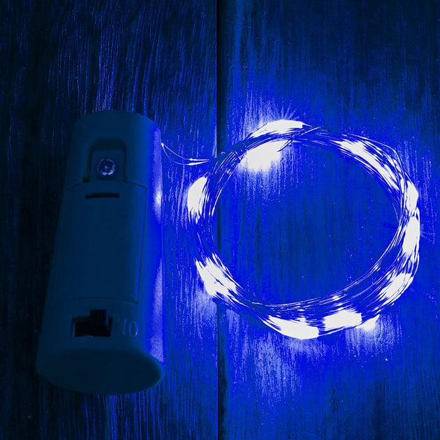 LED Lights Battery 10 LED 1m Bottle Fairy String Cork Christmas Wedding Party