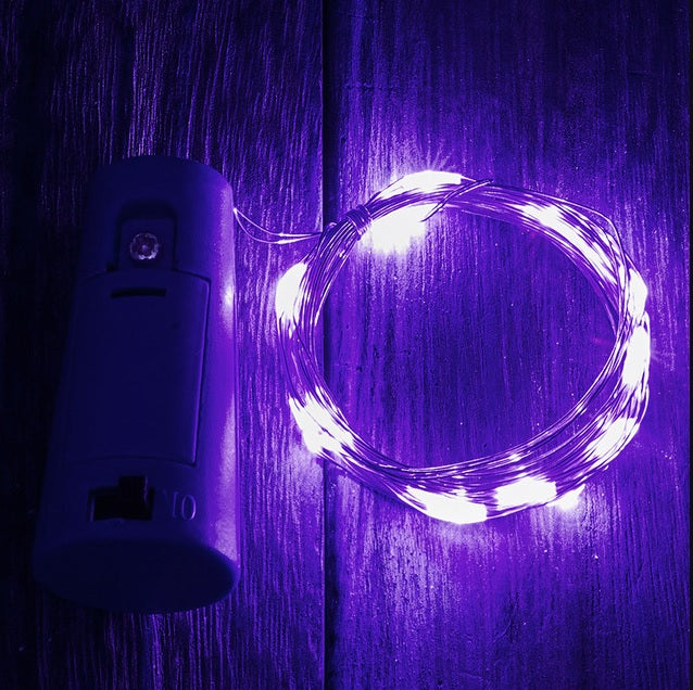 LED Lights Battery 10 LED 1m Bottle Fairy String Cork Christmas Wedding Party