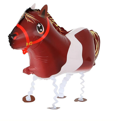 Horse Pony Balloon Walking Pet Animal Airwalker Foil Helium Kids Fun Parties Toys UK