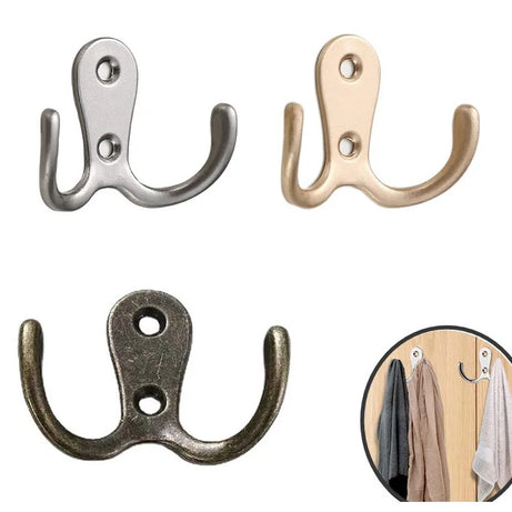 Coat Hooks Vintage  Cast Wall Mounted Cast Antique Hook Door Robe Clothes Hanging High Quality