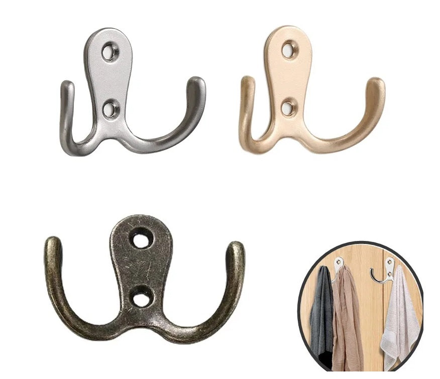 Coat Hooks Vintage  Cast Wall Mounted Cast Antique Hook Door Robe Clothes Hanging High Quality