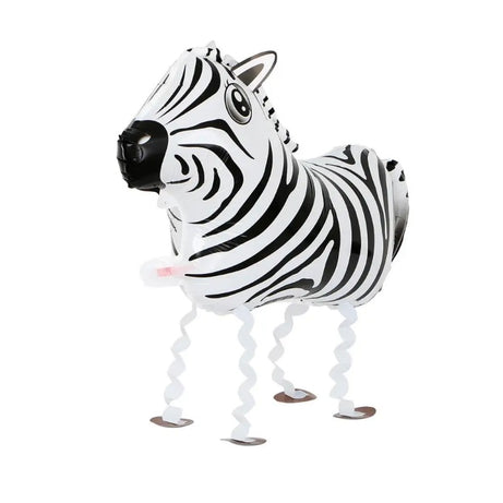 Zebra Balloon Walking Pet Animal Airwalker Foil Helium Kids Parties Toys Birthday Decoration
