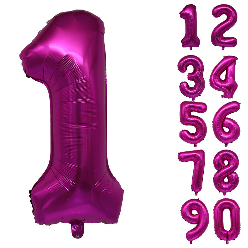 Number Balloons Birthday Pink 32“ Helium Giant Foil Large Birthday Age Party UK