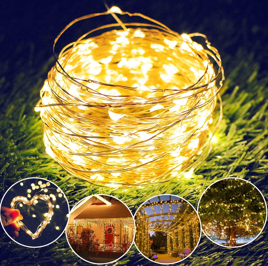 USB Fairy Light LED 2/5/10m Copper Wire String Xmas Party Remote Control Fun UK