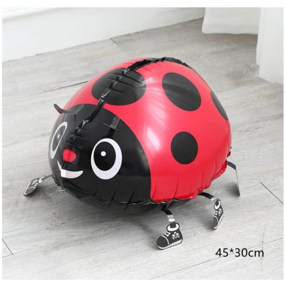 Ladybug Balloon Walking Pet Animal Airwalker Foil Helium Kids Fun Parties Toys Birthday