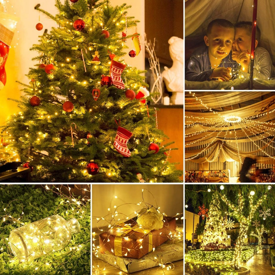 USB Fairy Light LED 2/5/10m Copper Wire String Xmas Party Remote Control Fun UK