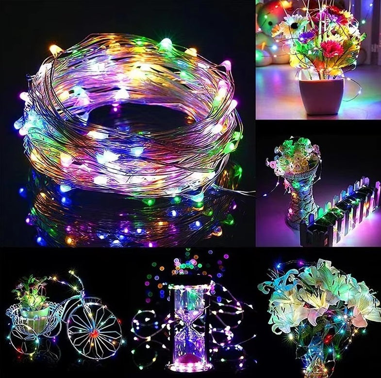 USB Fairy Light LED 2/5/10m Copper Wire String Xmas Party Remote Control Fun UK
