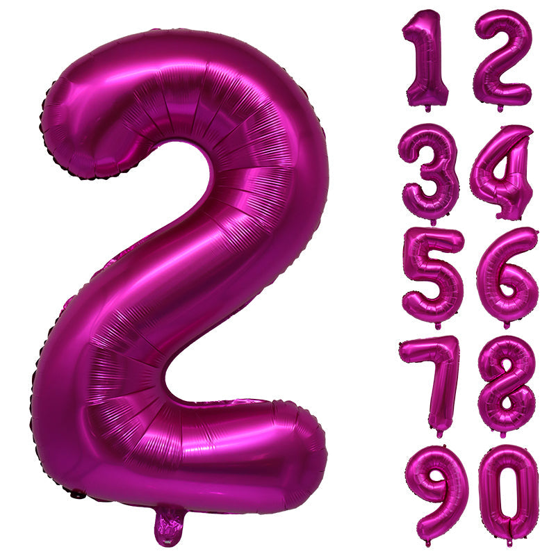Number Balloons Birthday Pink 32“ Helium Giant Foil Large Birthday Age Party UK
