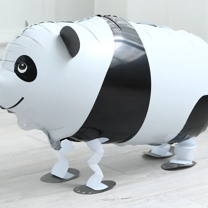 Panda Balloon Walking Pet Animal Airwalker Foil Helium Kids Parties Toys Fun Birthday