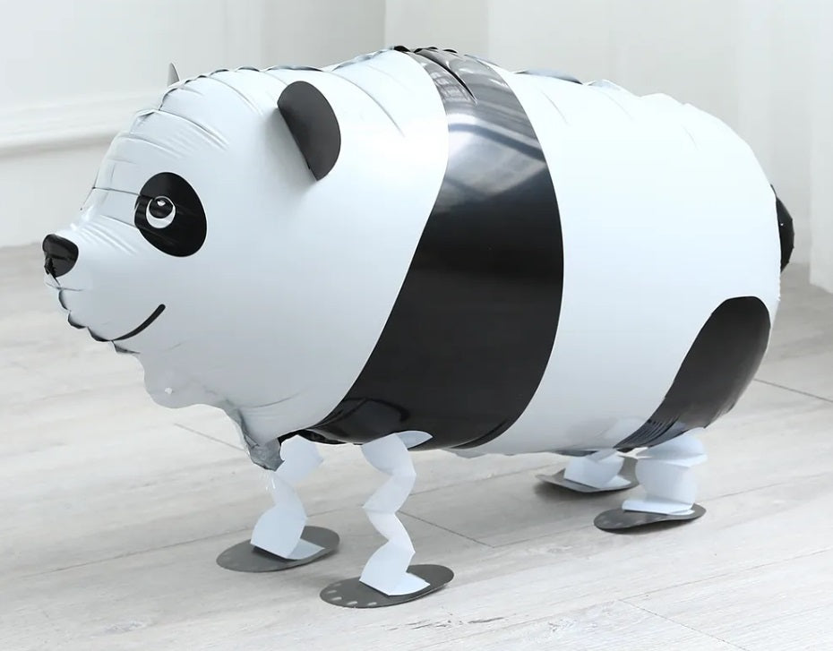 Panda Balloon Walking Pet Animal Airwalker Foil Helium Kids Parties Toys Fun Birthday