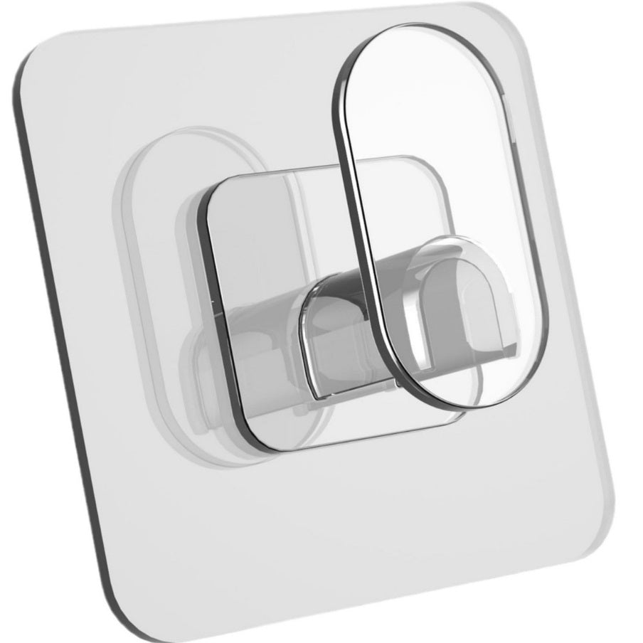 10 Hooks Transparent Strong Self Adhesive Door Wall Hangers Sticky Seamless Heavy Duty