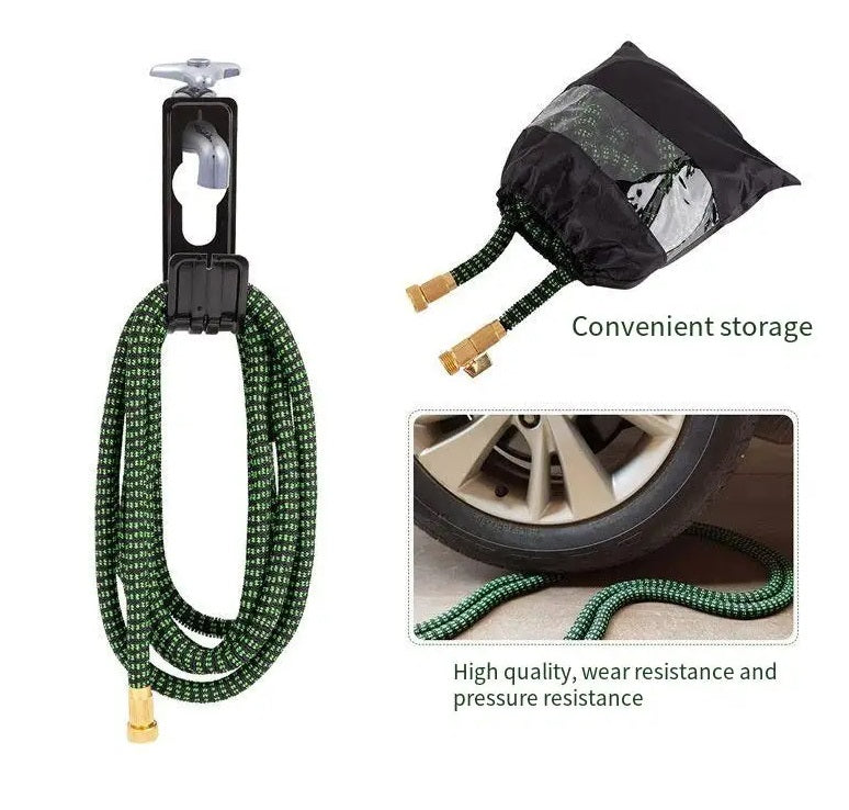 Garden Hose Heavy Duty 25-100FT Expandable Flexible Pipe Water Spray Gun 10 Modes