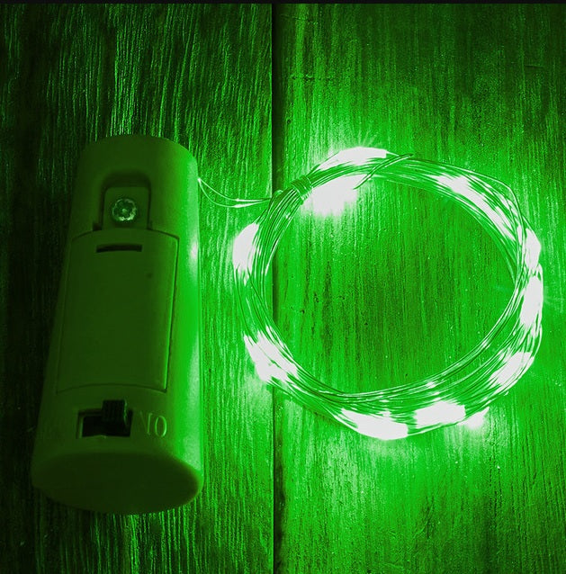 LED Lights Battery 10 LED 1m Bottle Fairy String Cork Christmas Wedding Party
