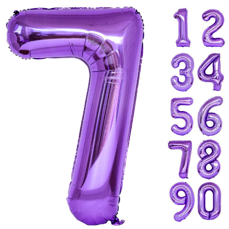 Giant Foil Number Balloons letter Air Helium Birthday Age Party Wedding 32
