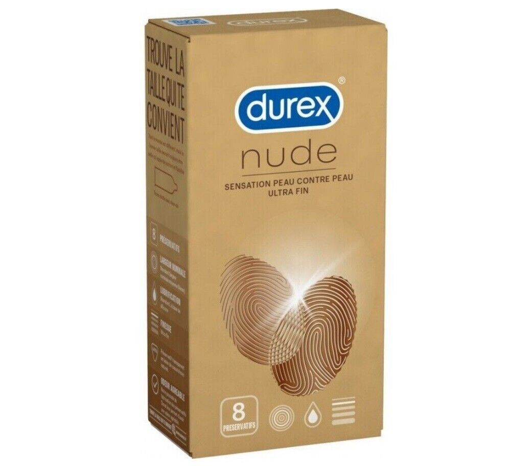 Durex Nude Ultra Thin Condoms - 12 Pack