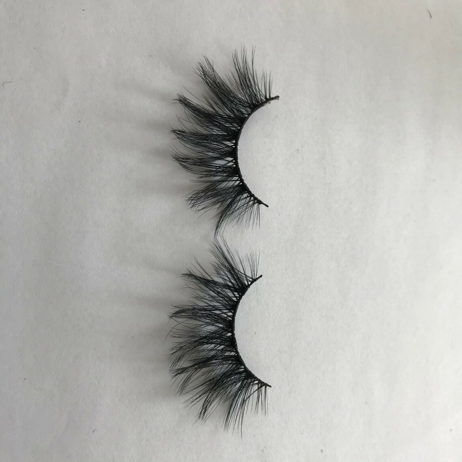 3D Silk Hair Handmade Thick Long Fluffy Cross False Eyelashes Reuse 20 Times