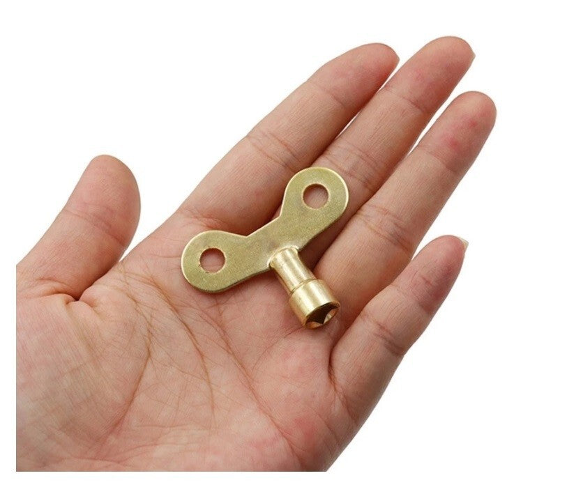Radiator Plumbing x 5 Bleed Bleeding Key Keys Solid Brass for Venting Air Valve