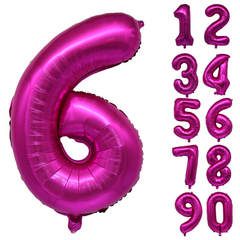 Giant Foil Number Balloons letter Air Helium Birthday Age Party Wedding 32