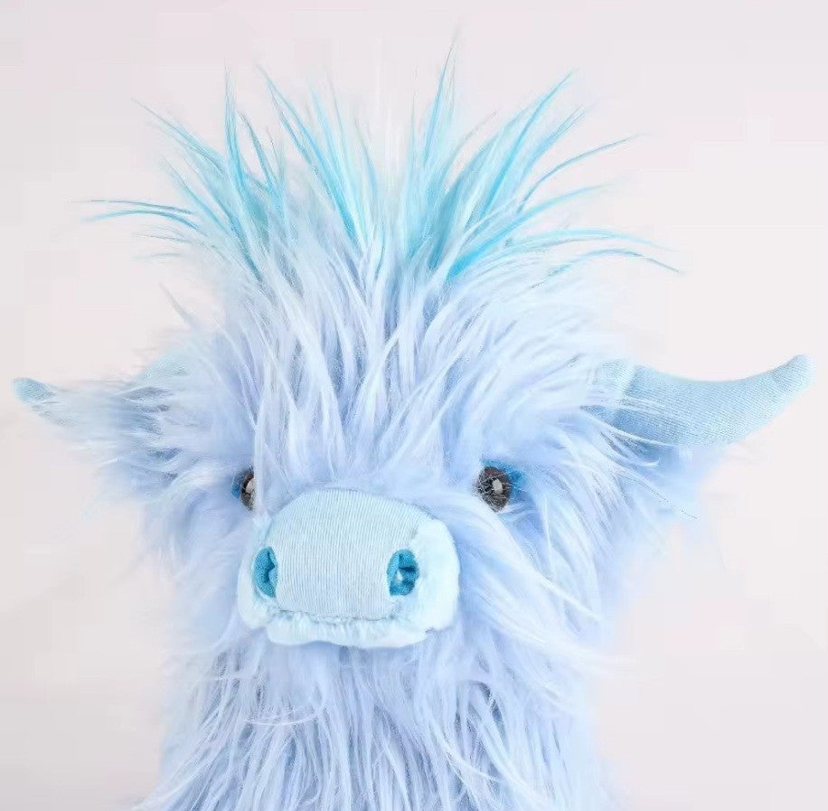 Clever Highland  Soft Cow Coo Cuddly Toy Plush Stuffed Scottish Scotland Gift UK