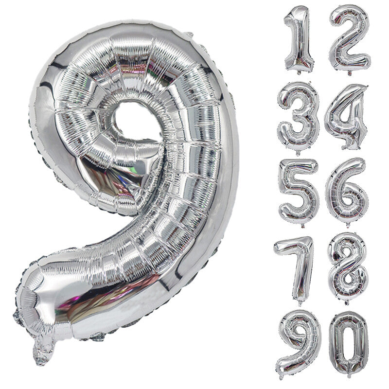 Giant Foil Number Balloons letter Air Helium Birthday Age Party Wedding 32