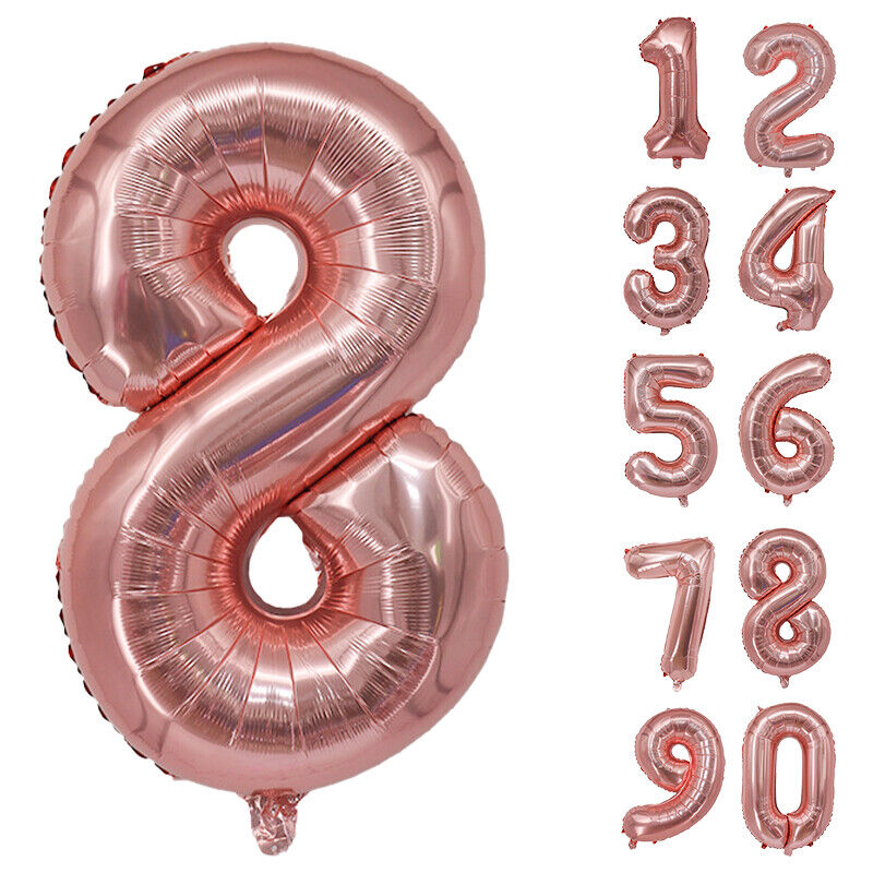 Giant Foil Number Balloons letter Air Helium Birthday Age Party Wedding 32
