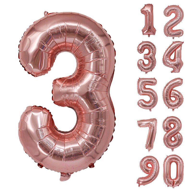 Giant Foil Number Balloons letter Air Helium Birthday Age Party Wedding 32