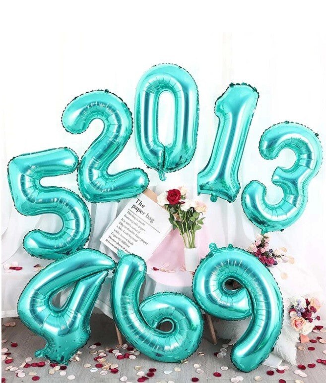 Giant Foil Number Balloons letter Air Helium Birthday Age Party Wedding 32