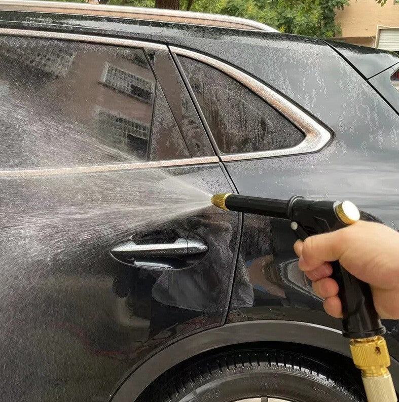 High Pressure Water Gun Hose Nozzle – Garden Watering & Car Wash Tool UK