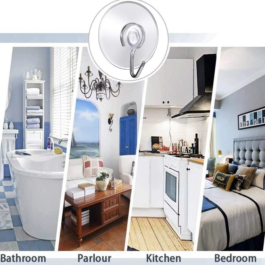 Suction Cup Hooks Hanger Window Glass Bathroom Hanging Suction Hooks Tiles