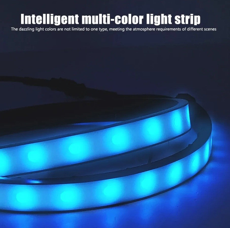 LED Strip Backlight for PC Monitor with Music Sync Computer, RGB LED Bar, 32” UK
