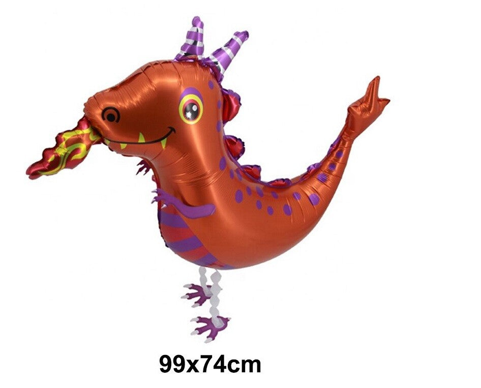 Dinosaurs Balloons Animals Airwalker Foil Helium Kids Fun Parties Jungle