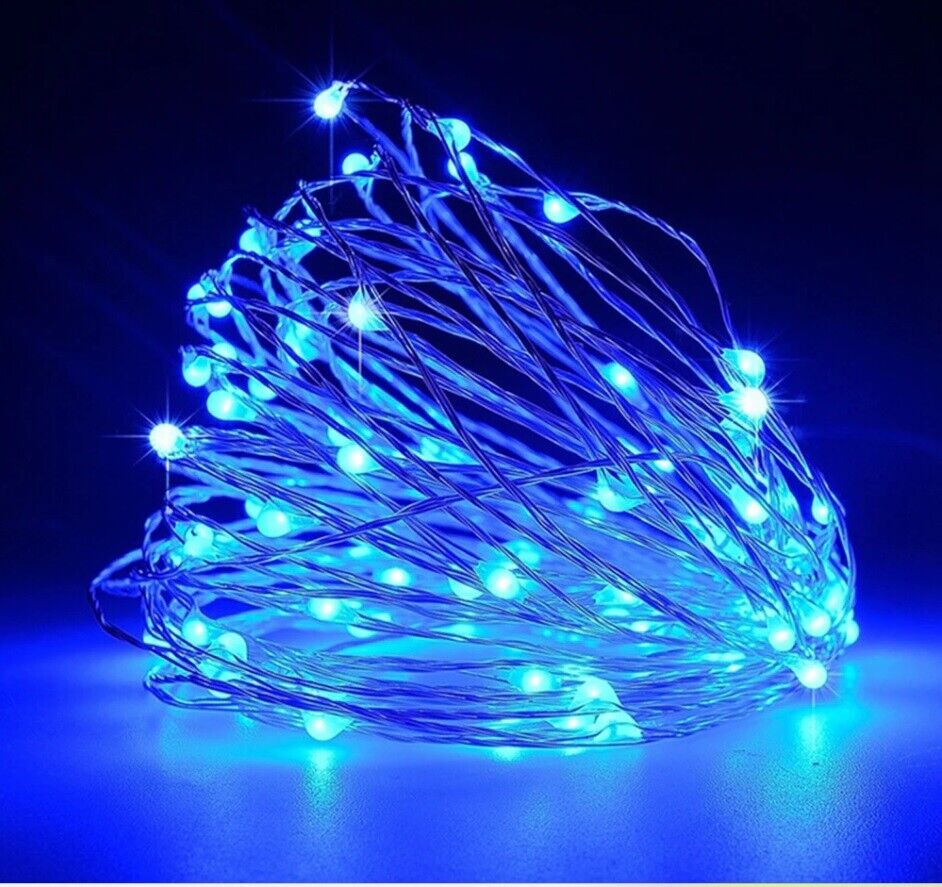 Battery Operated LED Fairy Lights, 2M 3M 5M 10M Xmas String Lights Party Wedding