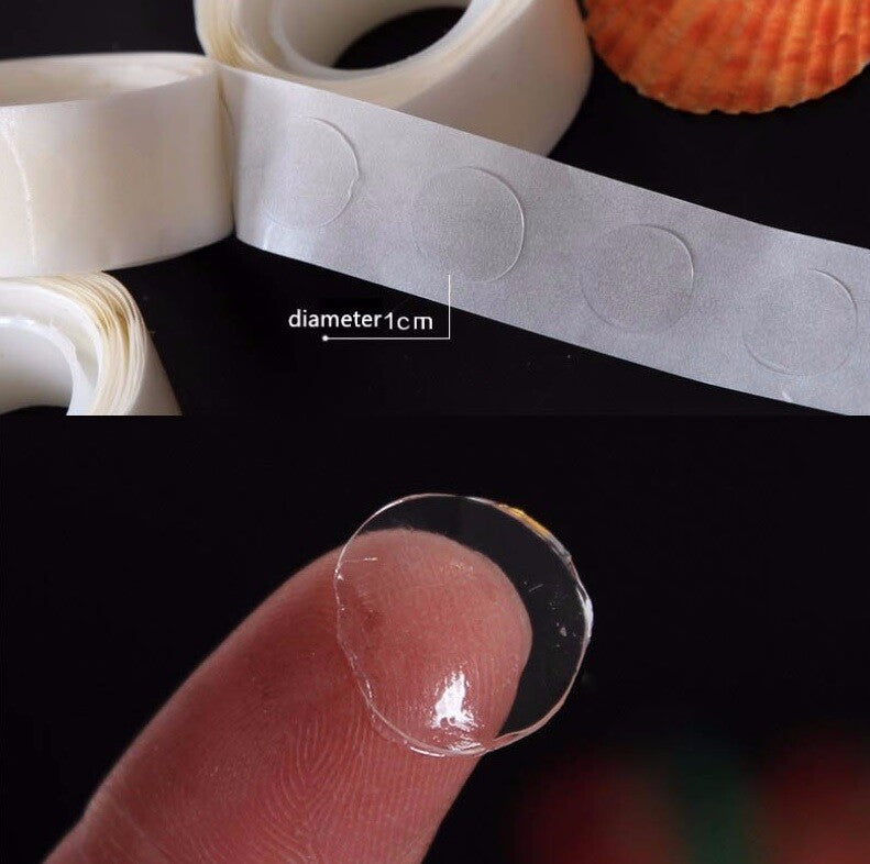 100-500 Dots Adhesive Tape Double Sided Glue Sticker DIY Air Balloon Decor Party