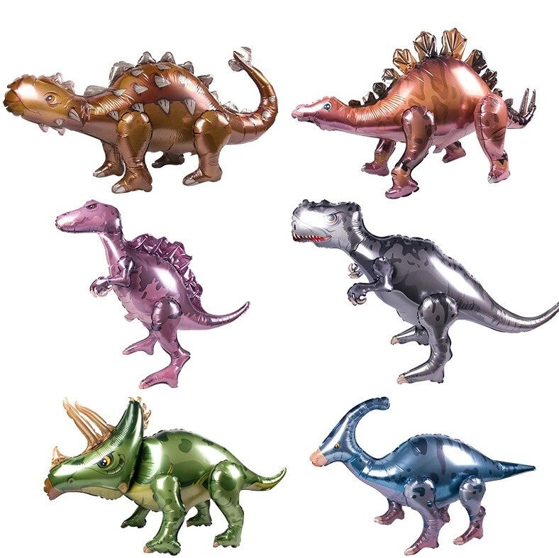 Dinosaur Balloon Giant 4D Foil Air Balloon Self Standing Birthday Party Festival
