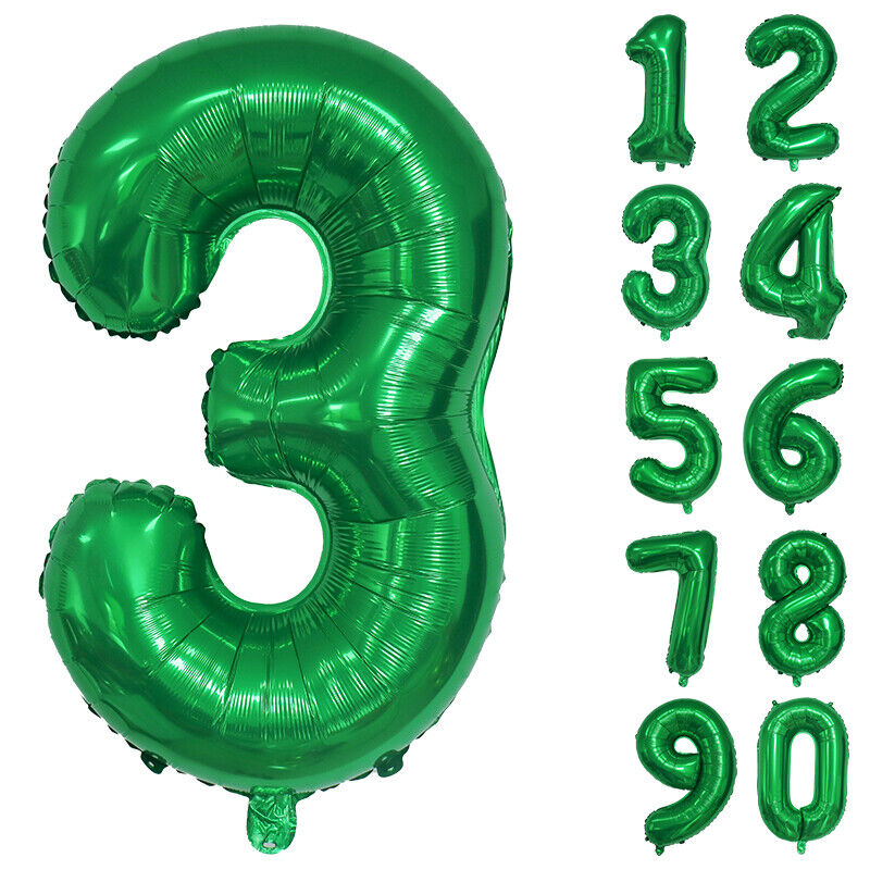 Giant Foil Number Balloons letter Air Helium Birthday Age Party Wedding 32