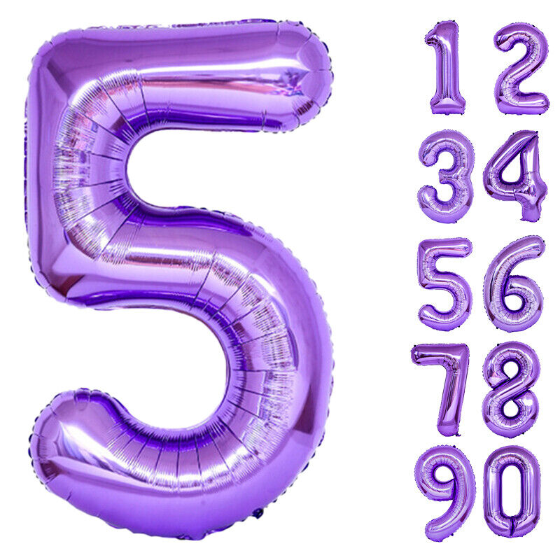 Giant Foil Number Balloons letter Air Helium Birthday Age Party Wedding 32
