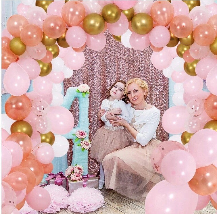 Garland Balloons Arch Set Pink Kit Birthday Wedding Party Baby Shower Wedding