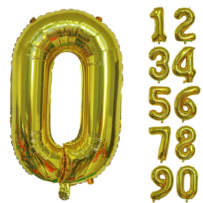 Giant Foil Number Balloons letter Air Helium Birthday Age Party Wedding 32