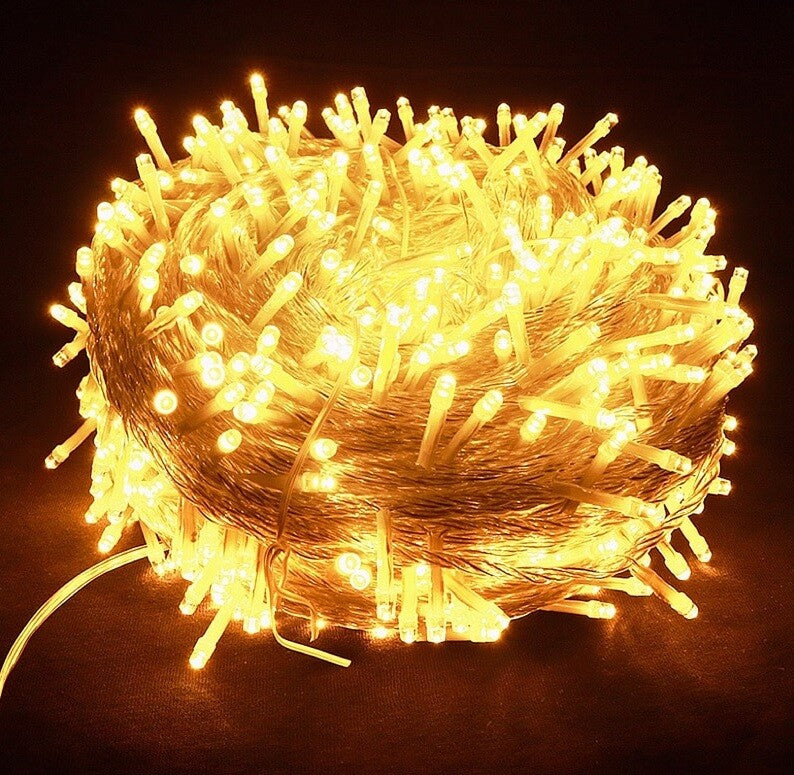 200 LED Fairy String Lights Xmas UK Plug-in Outdoor Garden Christmas Tree Décor
