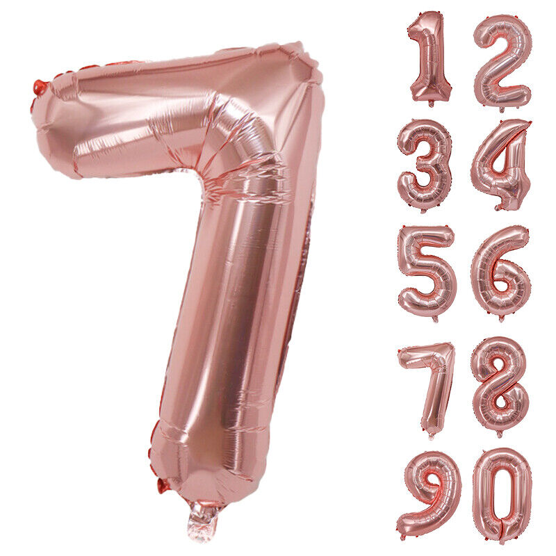 Giant Foil Number Balloons letter Air Helium Birthday Age Party Wedding 32