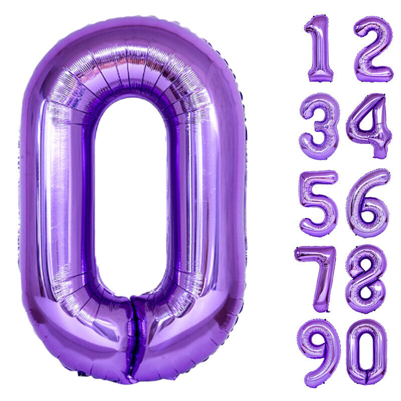 Giant Foil Number Balloons letter Air Helium Birthday Age Party Wedding 32