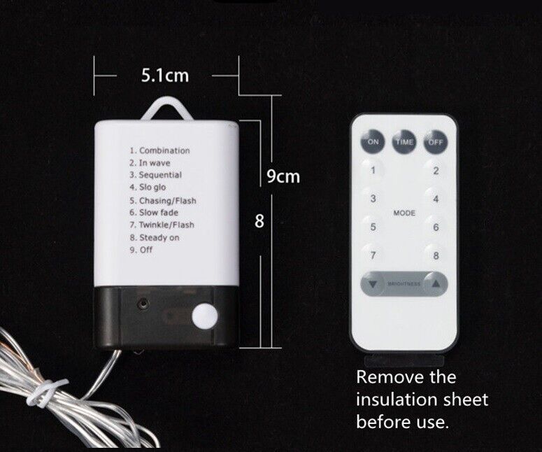 Fairy Lights LED Battery and USB 2 in 1 Remote Control Christmas Copper String