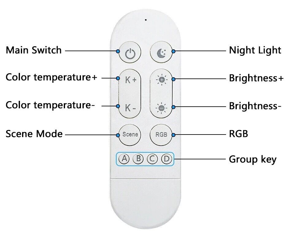 Smart LED Ceiling Light Lamp Colour Changing 30W Alexa Google Bluetooth WIFI RGB