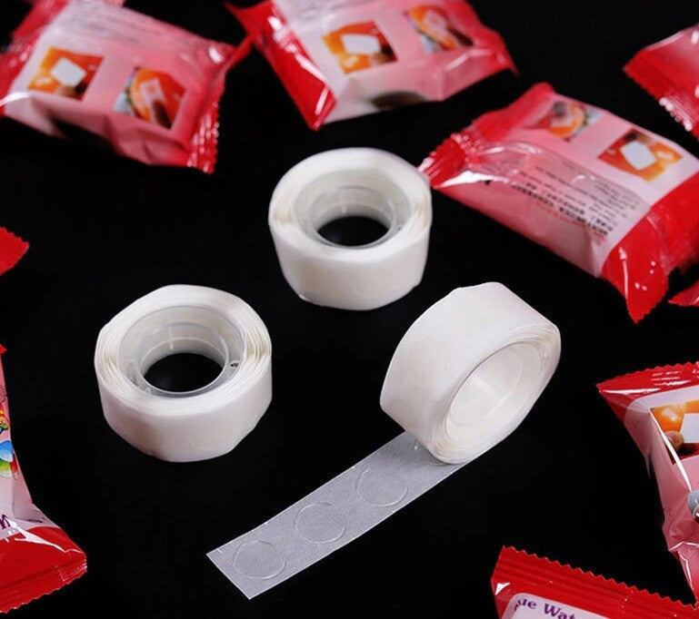 100-500 Dots Adhesive Tape Double Sided Glue Sticker DIY Air Balloon Decor Party