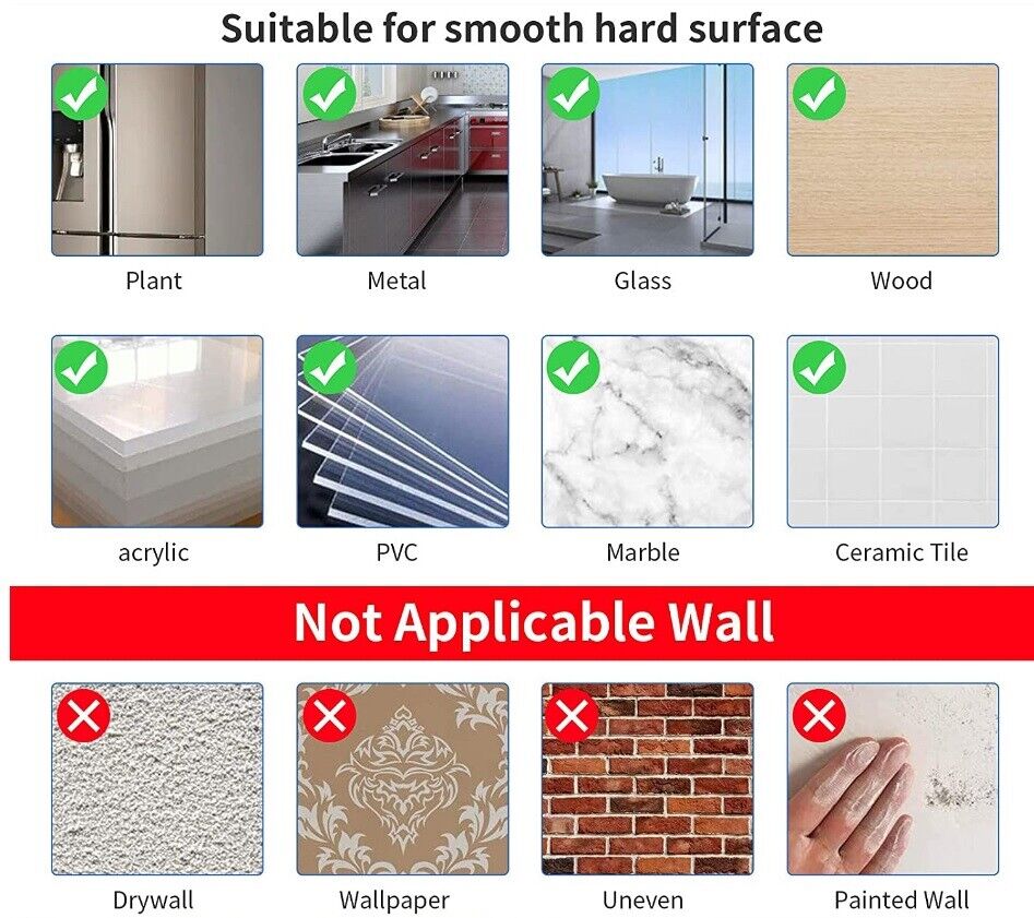 12 Coat Hooks Self Adhesive Sticky Heavy Duty Wall Seamless Stainless Steel