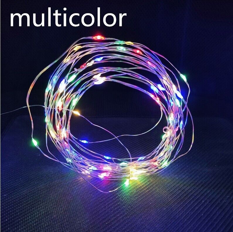 Battery Operated LED Fairy Lights, 2M 3M 5M 10M Xmas String Lights Party Wedding