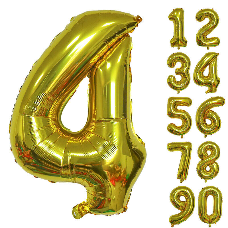Giant Foil Number Balloons letter Air Helium Birthday Age Party Wedding 32